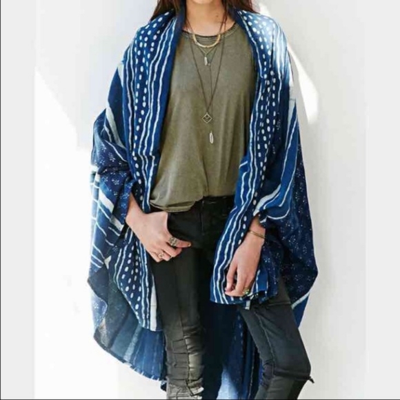 Urban Outfitters Other - UO Dream Catcher Ecote Indigo Blue Cape